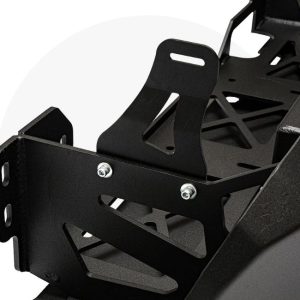 Cali Raised Bumper, One Piece Design, Mounting Hardware Included, Without Grille Guard, With Internal Winch Mount, With D-Rings Mount – CR3594