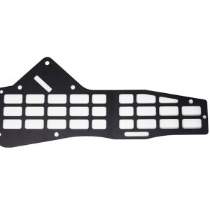 Cali Raised Molle Cargo Panel, Used to Store Tools, Center Console Mount, Powder Coated, Black, Steel, With Mounting Hardware, Set of 2 – CR3615