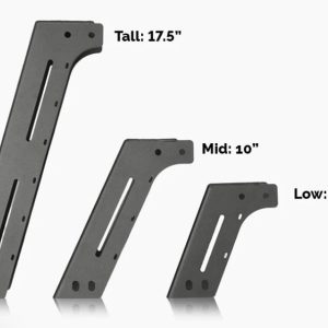 Cali Raised Bed Cargo Rack, Overland, 1100 Pounds Capacity, Bolt-On, Powder Coated, Black, Aluminum, Without Tool Box Mount Kit – CR3701