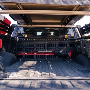 Cali Raised Bed Cargo Rack, Overland, 1100 Pounds Capacity, Bolt-On, Powder Coated, Black, Aluminum, Without Tool Box Mount Kit – CR3703