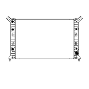 Csf Radiator Radiator, Core Dimensions 22-3/4 Inch Width X 34 Inch Length X 7/8 Inch Depth, Crossflow, Aluminum – 3798