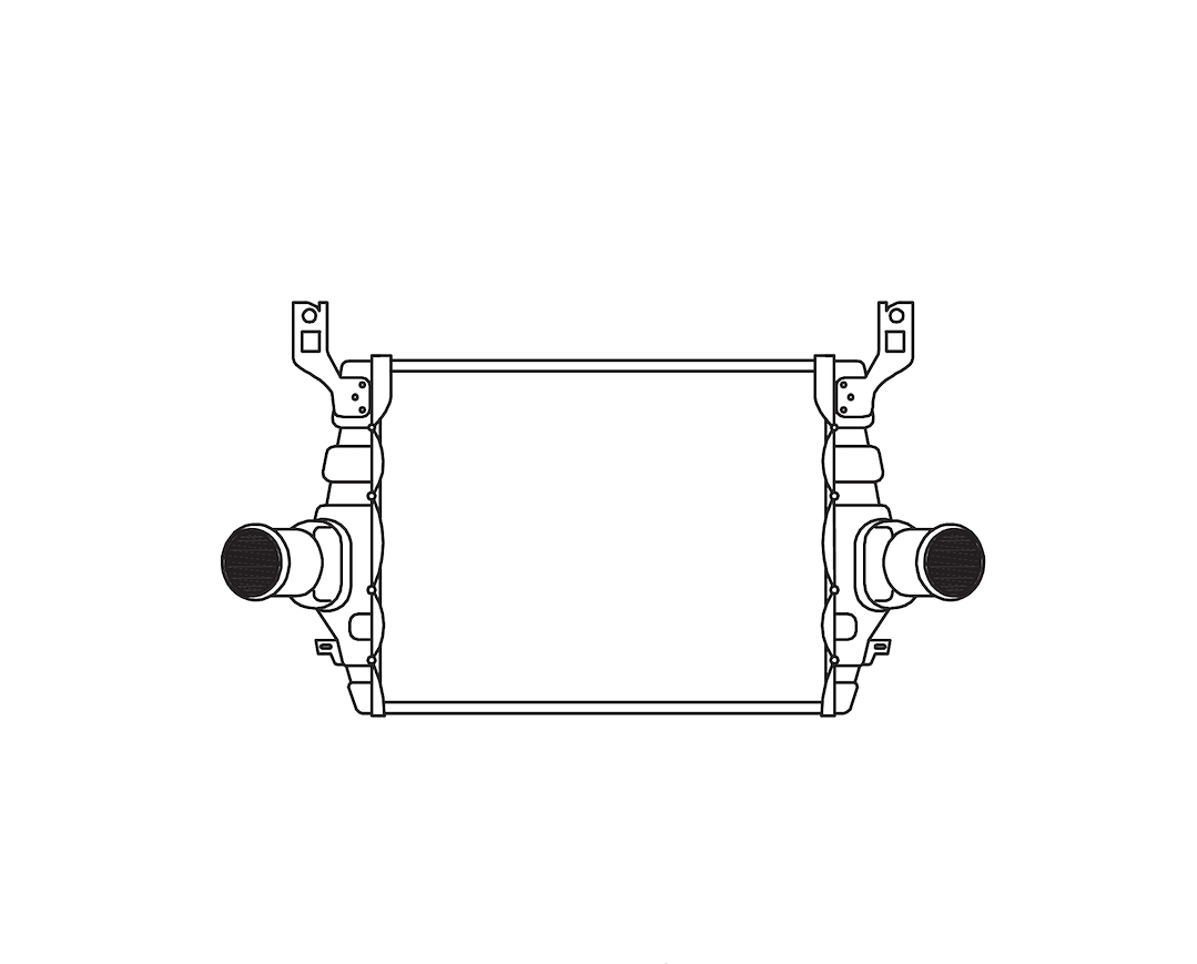 Csf Radiator Intercooler, Air to Air, One Row, Tube/ Fin – 6017