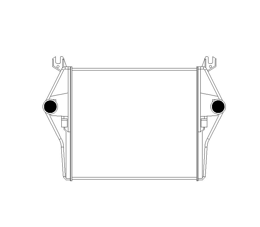 Csf Radiator Intercooler, Air to Air, One Row, Tube/ Fin – 6072