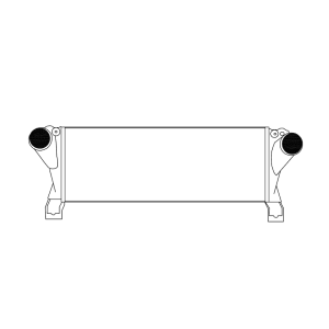 Csf Radiator Intercooler, Air to Air, One Row, Tube/ Fin – 6098