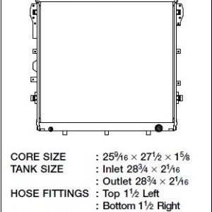 Csf Radiator Radiator, Overall Dimensions 28-3/4 Inch Length X 31-5/8 Inch Height – 7031