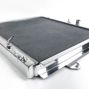 Csf Radiator Radiator, Aluminum, Downflow, Drop-IN-Fit, Mirror Finish, With Mounting Brackets – 7085