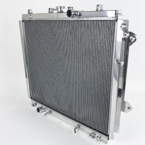 Csf Radiator Radiator, Aluminum, Downflow, Drop-IN-Fit, Mirror Finish, With Mounting Brackets – 7085