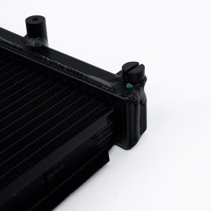 Csf Radiator Radiator, Core Dimensions 13-3/8 Inch Length X 27-1/16 Inch Width X 1-5/8 Inch Thick, Two Row, Downflow, Black/ Aluminum – 7095B