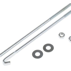 Dorman Battery Hold Down, Cross Bar, 5/16-18 Inch Width X 10 Inch Length, Silver, Steel, With 2 Bolts/ 2 Washers/ 2 Nuts – 00580