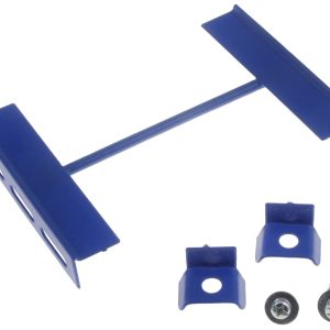 Dorman Battery Hold Down, Cross Bar, 6-7/8 Inch Universal, Blue, Steel, With Top Bracket/ 2 Bolt Clips/ 2 Washers/ 2 Screws/ 2 Nuts – 00585