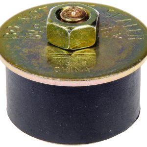 Dorman Expansion Plug, Autograde ™, Rubber Plug with Steel Plate, 1 3/8 Inch Plug/ Seals 1 3/8 Inch – 1-1/2 Inch Holes, Single – 02602