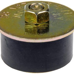 Dorman Expansion Plug, Autograde ™, Rubber Plug with Steel Plate, 1 1/2 Inch Plug/ Seals 1 1/2 Inch – 1-5/8 Inch Holes, Single – 02603