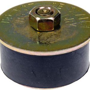 Dorman Expansion Plug, Autograde ™, Rubber Plug with Steel Plate, 1 5/8 Inch Plug/ Seals 1 5/8 Inch – 1-3/4 Inch Holes, Single – 02604