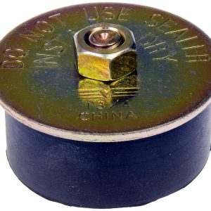 Dorman Expansion Plug, Autograde ™, Rubber Plug with Steel Plate, 1 3/4 Inch Plug/ Seals 1 3/4 Inch – 1-7/8 Inch Holes, Single – 02605