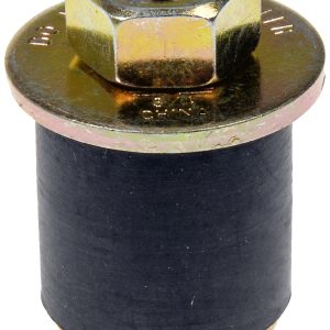 Dorman Expansion Plug, Autograde ™, Rubber Plug with Steel Plate, 3/4 Inch Plug/ Seals 3/4 Inch – 7/8 Inch Holes, Single – 02608