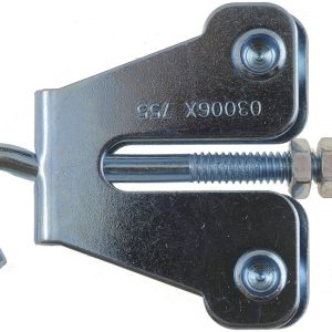 Dorman Parking Brake Cable Adjuster, 3 Way Threaded, Silver, Steel, With Nuts, Carded, Single – 03006