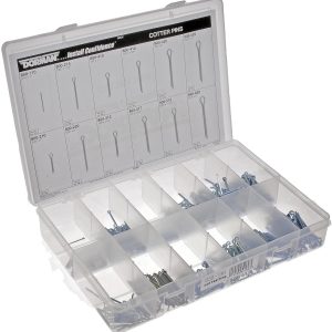 Dorman Cotter Pin Assortment, OE Solutions ™, Steel Pins, With 390 Total Pieces – 030-136