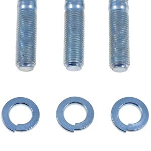 Dorman Exhaust Flange Stud and Nut, With 3 Studs/ 3 Nuts and 3 Lock Washers, Carded – 03103