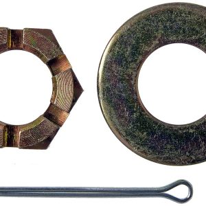 Dorman Spindle Nut, Autograde™, 27/32 Inch – 20 Thread, With Cotter Pin/ Nut/ Washer – 05110