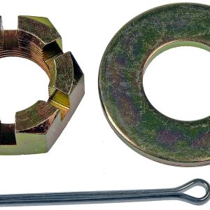 Dorman Spindle Nut, Autograde™, 27/32 Inch – 20 Thread, With Cotter Pin/ Nut/ Washer – 05110