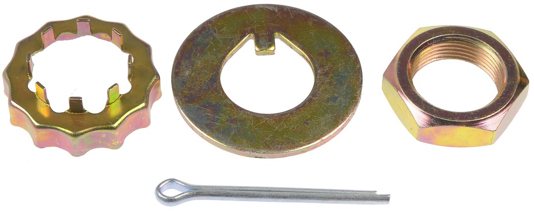 Dorman Spindle Nut, Autograde ™, 13/16 Inch -20 Thread, With Cotter Pin/ Nut/ Washer – 05194