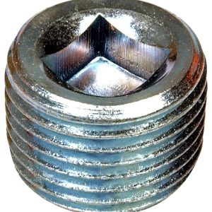 Dorman Fitting Plug/ Fitting Cap, Autograde™, 1/2-14 NPT, Natural, Silver, Steel, Set of 5, Boxed – 090-100
