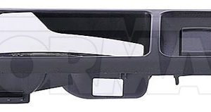 Dorman Interior Door Handle, Black Housing with Chrome Lever, Plastic, Boxed – 1002MX