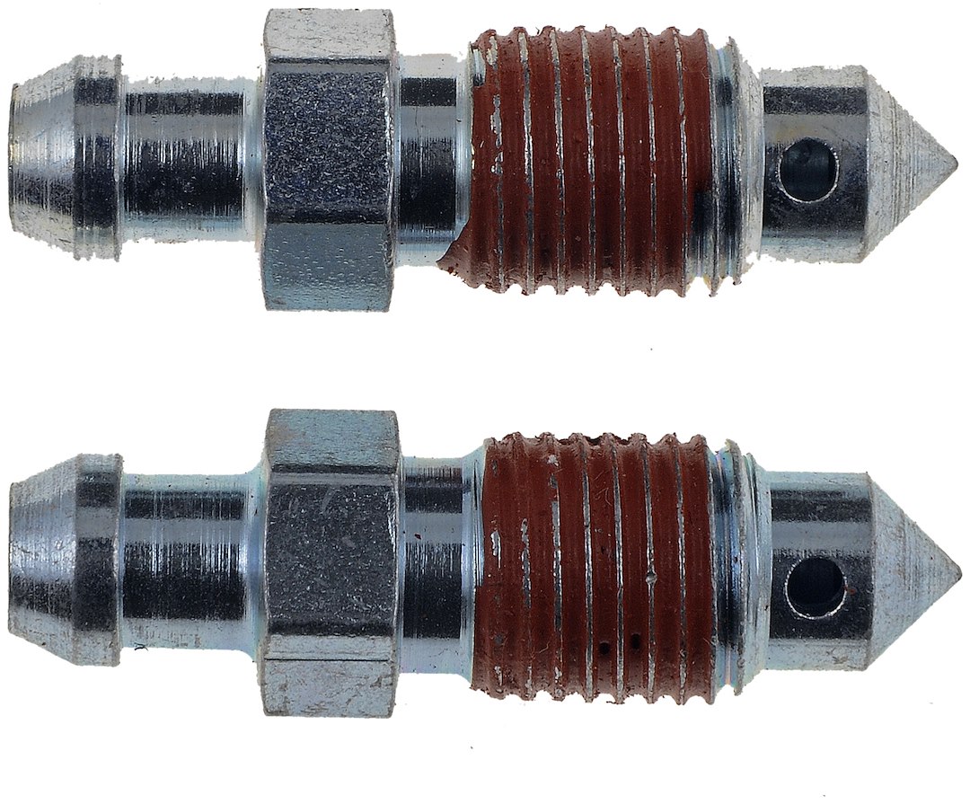 Dorman Brake Bleeder Screw, Carded, 3/8-24 Thread Size, Speed Bleeder, Set of 2, 1.188 Inch Length, Hex – 12701