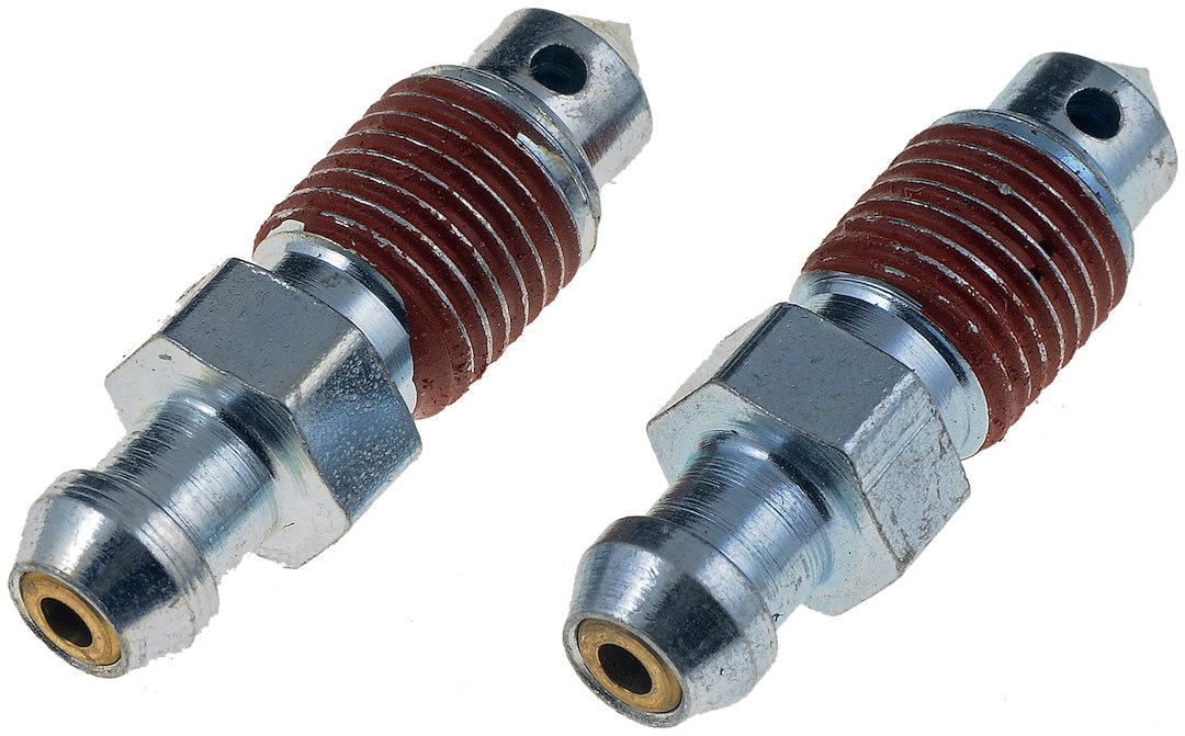 Dorman Brake Bleeder Screw, Carded, 3/8-24 Thread Size, Speed Bleeder, Set of 2, 1.188 Inch Length, Hex – 12701
