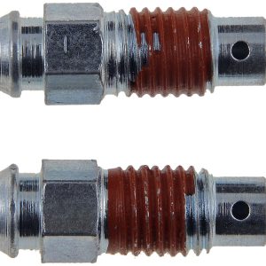 Dorman Brake Bleeder Screw, Carded, 5/16-24 Thread Size, Speed Bleeder, Set of 2, 1.000 Inch Length, Hex – 12704