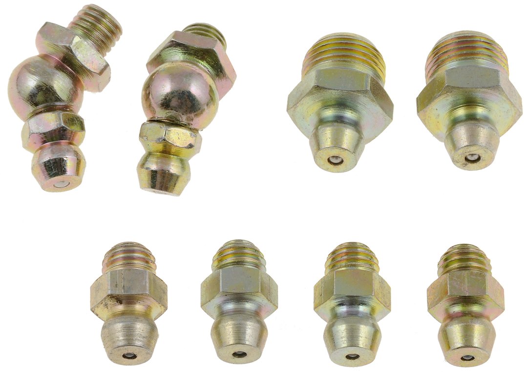 Dorman Grease Fitting, Standard, Brass, 8 Piece – 13575