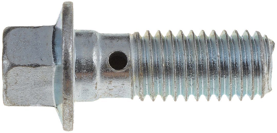 Dorman Banjo Bolt, Carded, 10 Millimeter X 1.5 Thread Size X 27.8 Millimeter Bolt Thread Size, Single Hole, Steel, With Washers – 13937