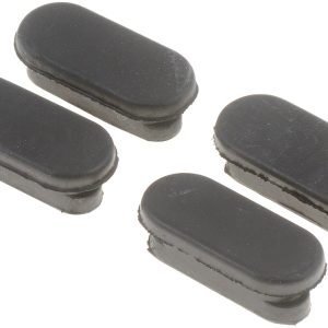Dorman Drum Brake Adjusting Hole Plug, Push-IN, Black, Rubber, Carded, Set of 4 – 13964