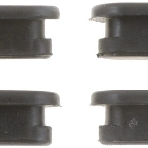 Dorman Drum Brake Adjusting Hole Plug, Push-IN, Black, Rubber, Carded, Set of 4 – 13964