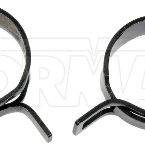 Dorman Hose Clamp, Manual Adjustment, 0.47 Inch Band Width, 1.37 Inch Maximum Diameter, 1-1/4 Inch Minimum Diameter, Black, Steel, Pack of 2 – 14084