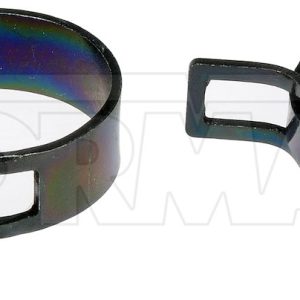 Dorman Hose Clamp, Manual Adjustment, 0.47 Inch Band Width, 1.37 Inch Maximum Diameter, 1-1/4 Inch Minimum Diameter, Black, Steel, Pack of 2 – 14084