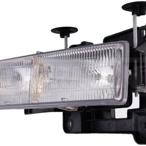 Dorman Headlight Assembly, Halogen Bulb, Clear Bulb, Clear Lens, Single – 1590000