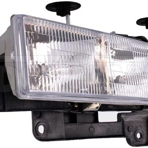 Dorman Headlight Assembly, Halogen Bulb, Clear Bulb, Clear Lens, Single – 1590000