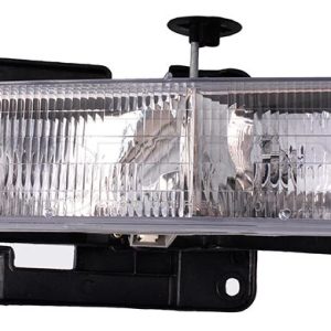 Dorman Headlight Assembly, Halogen Bulb, Clear Bulb, Clear Lens, Single – 1590001