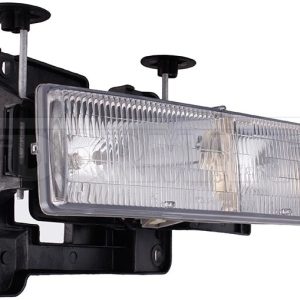 Dorman Headlight Assembly, Halogen Bulb, Clear Bulb, Clear Lens, Single – 1590001