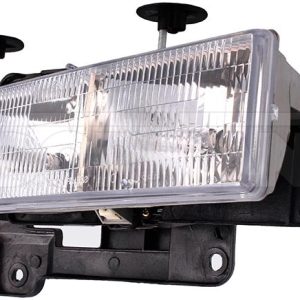 Dorman Headlight Assembly, Halogen Bulb, Clear Bulb, Clear Lens, Single – 1590001