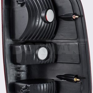 Dorman Tail Light Assembly, OE Solutions™, Clear/ Red Lens, Black Housing – 1590326