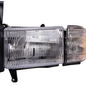 Dorman Headlight Assembly, Halogen Bulb, 12.8 Volt, Clear Lens, With Bulb – 1590404