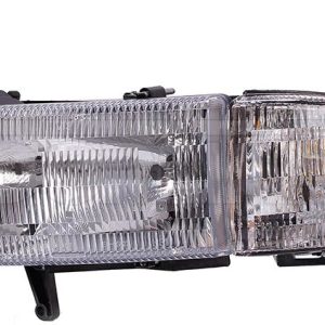 Dorman Headlight Assembly, Halogen Bulb, 12.8 Volt, Clear Lens, With Bulb – 1590404