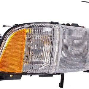 Dorman Headlight Assembly, Halogen Bulb, 12.8 Volt, Amber/ Clear Lens, With Bulb – 1590405