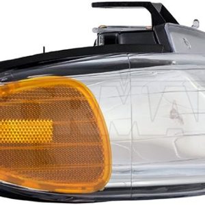 Dorman Headlight Assembly, Halogen Bulb, 12.8 Volt, Clear Lens, With Bulb – 1590421
