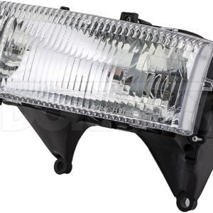 Dorman Headlight Assembly, Halogen Bulb, 12.8 Volt, Clear Lens, With Bulb – 1590522