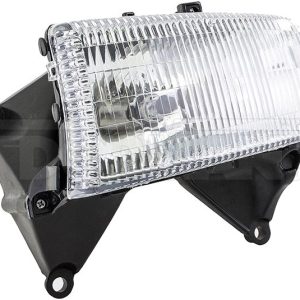 Dorman Headlight Assembly, Halogen Bulb, 12.8 Volt, Clear Lens, With Bulb – 1590522