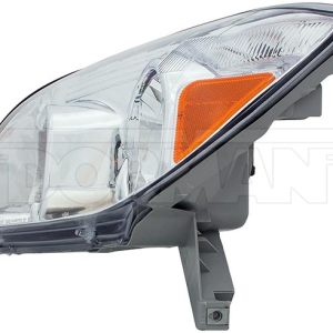 Dorman Headlight Assembly, OE Solutions™, Halogen Bulb, 12.8 Volt, Clear Lens, With Bulb – 1592017