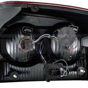 Dorman Tail Light Assembly, OE Solutions™, Halogen, Clear/ Red Lens, 12 Volt, With Bulb, Single – 1611625